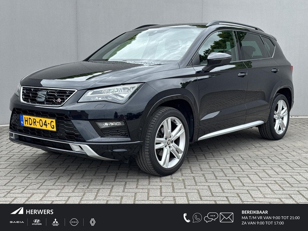 SEAT Ateca 1.5 TSI FR Business Intense / Elekt. Wegklapbare, Auto's, Seat, 4 cilinders, 150 pk, Zwart, 19 km/l