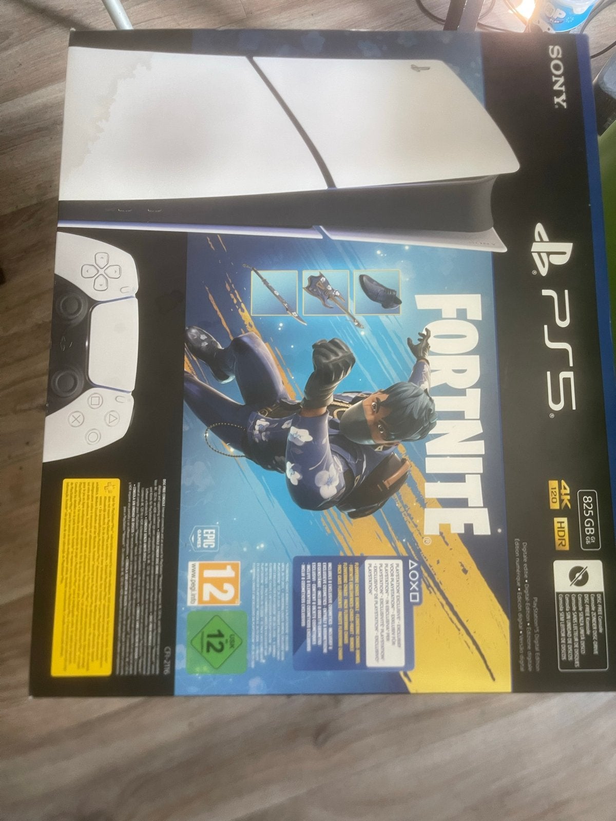 Sony PlayStation 5 Digital Edition + Fortnite (825 GB), Ophalen, Online, Shooter, Zo goed als nieuw
