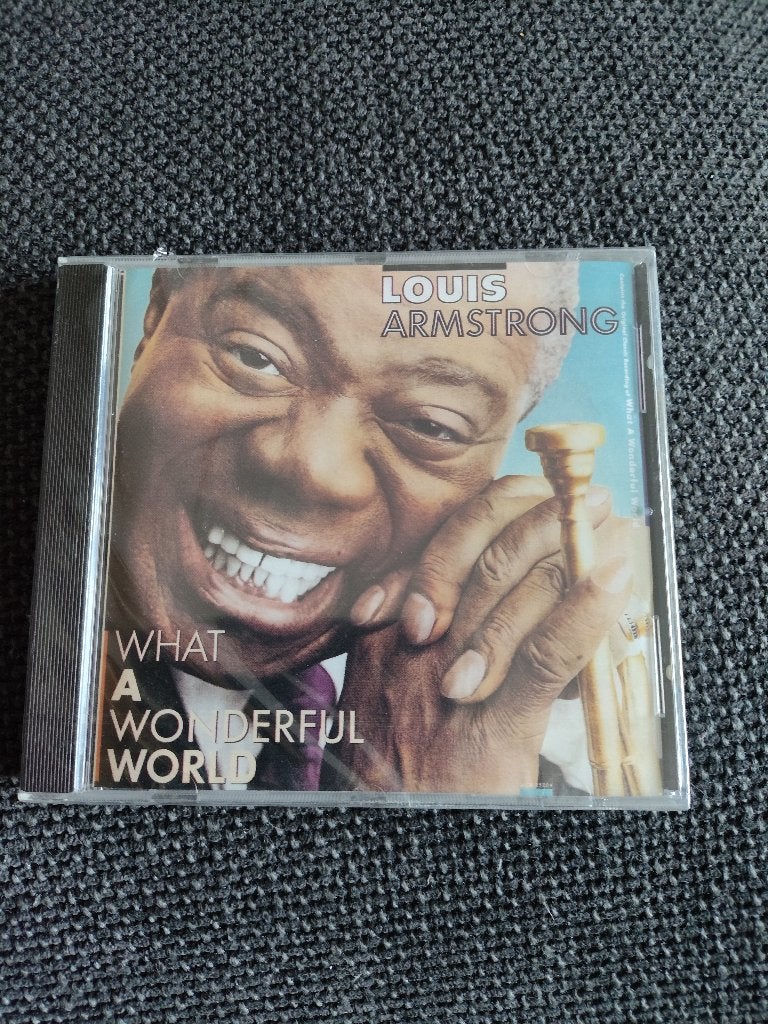 Louis Armstrong What a wonderful world. Nieuw in plastic., Ophalen of Verzenden, Nieuw in verpakking