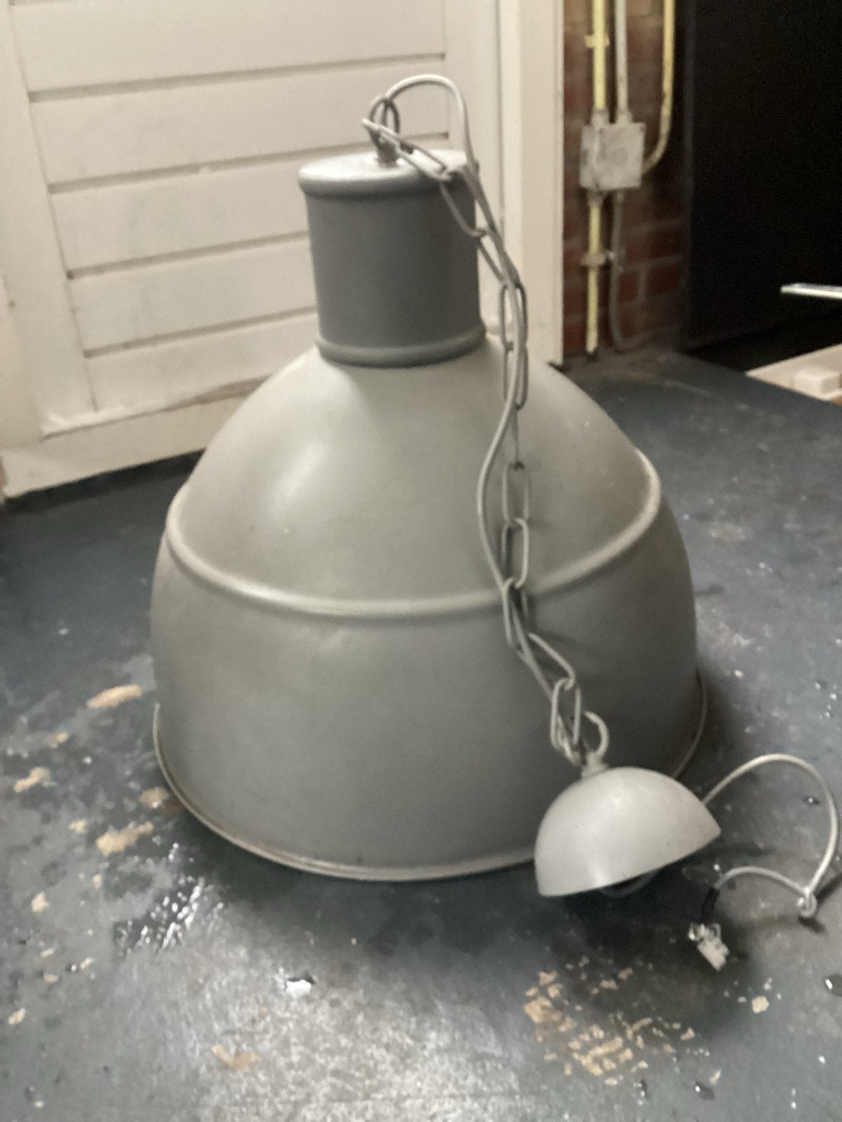 Grote groene industriële lamp - diameter 40 cm, Ophalen