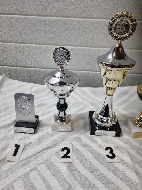 prijzenbekers biljarten 4 stuks, Sport en Fitness, Overige Sport en Fitness, Ophalen of Verzenden, 'T Olde Gre-j, Info@toldegrej.nl
