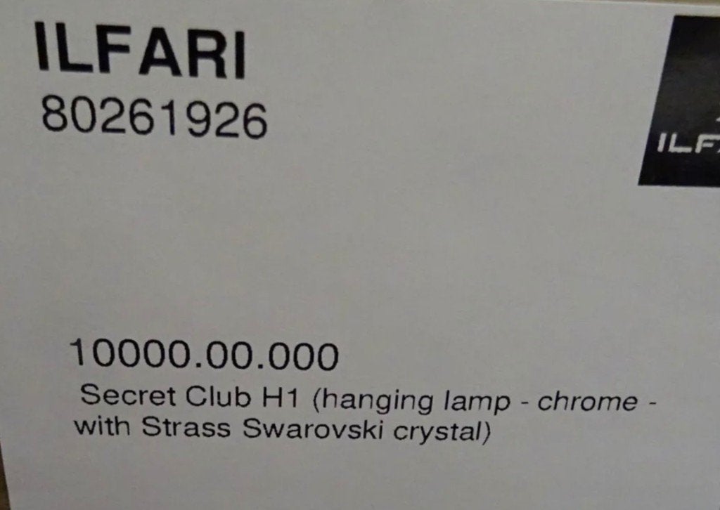 hanglamp van Ilfari Secret Club twv € 1200,00 nieuw!!, Huis en Inrichting, Info@ilfari.nl, GU10, Nieuw, Ophalen of Verzenden