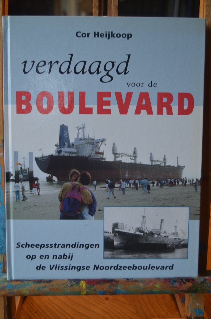 Verdaagd voor de boulevard - Cor Heijkoop, Verzamelen, Scheepvaart, Ophalen of Verzenden, Gebruikt, Motorboot, Boek of Tijdschrift