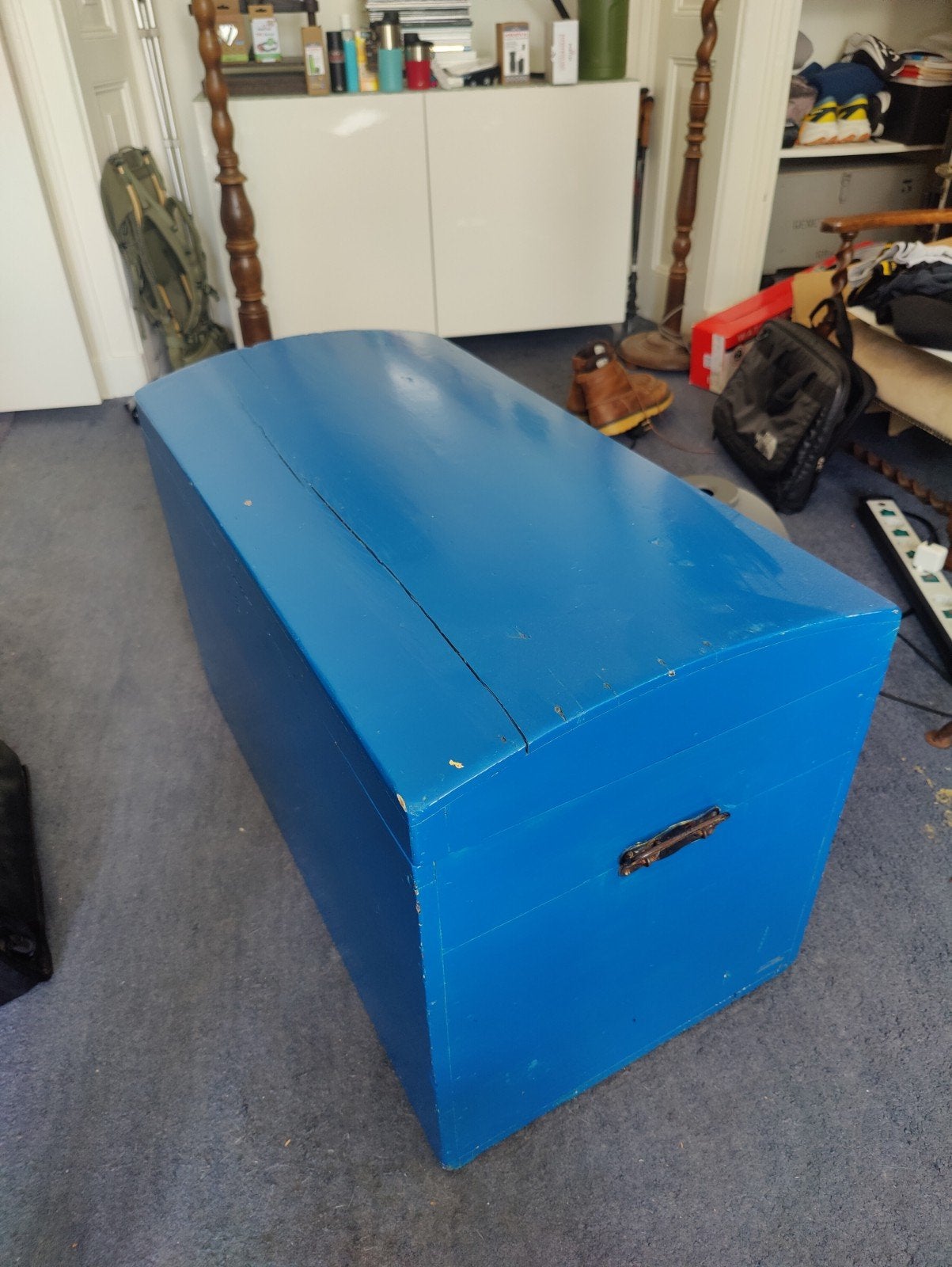 Houten dekenkist, Huis en Inrichting, Woonaccessoires | Kisten, Ophalen, 50 tot 100 cm, Minder dan 50 cm
