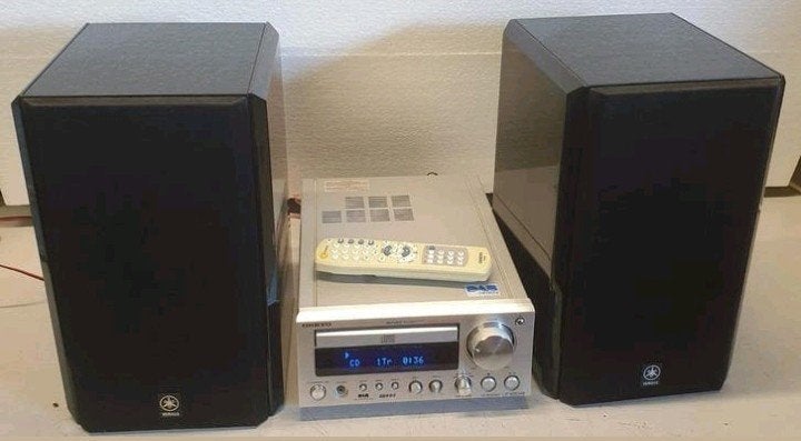 Onkyo cd receiver cr-505dab + yamaha speakers + remote, Ophalen of Verzenden