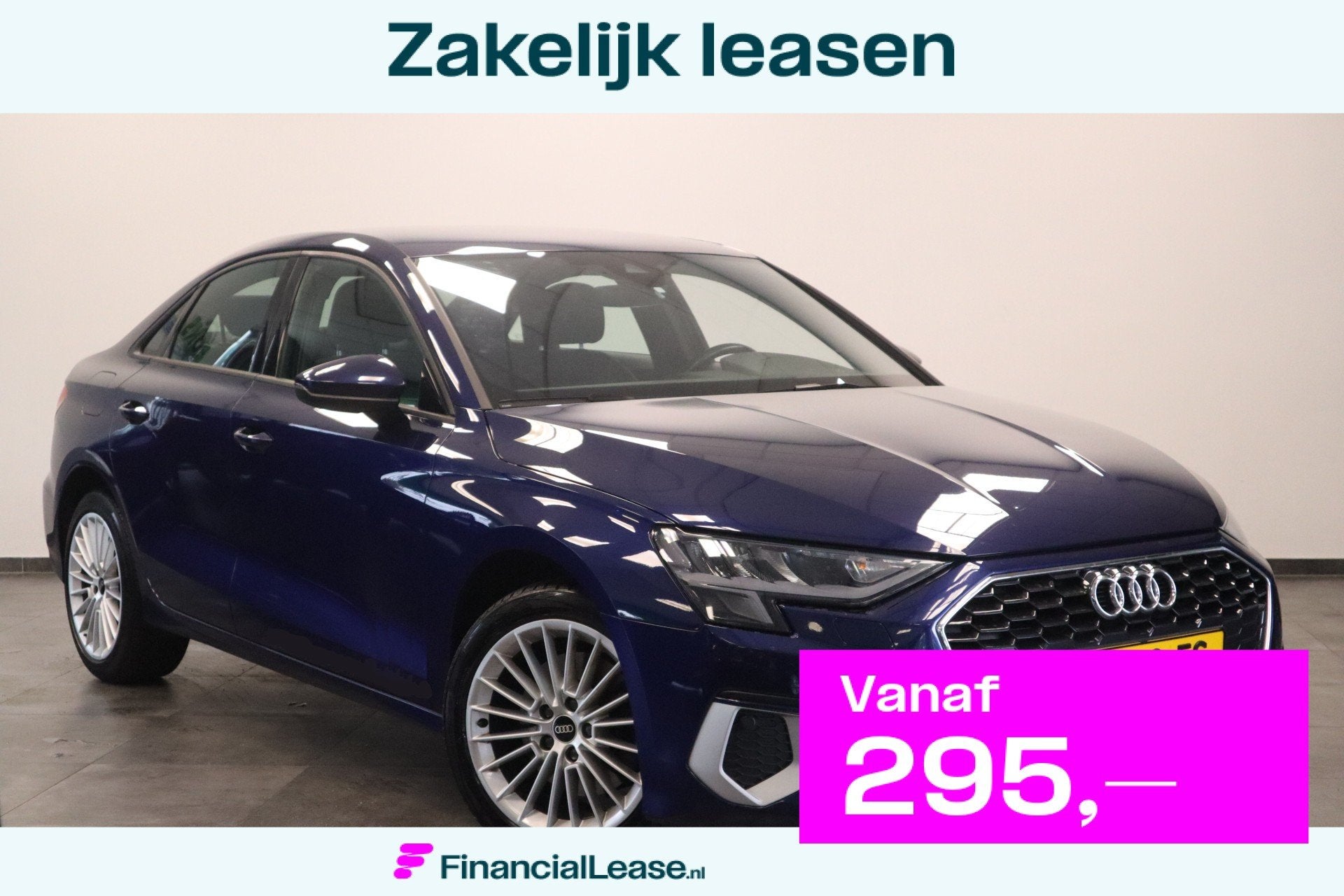 Audi A3 Limousine 30 TFSI Pro Line Navigatie Carplay Clima C, Stof, Met garantie (alle), Blauw, Automatische klimaatregeling