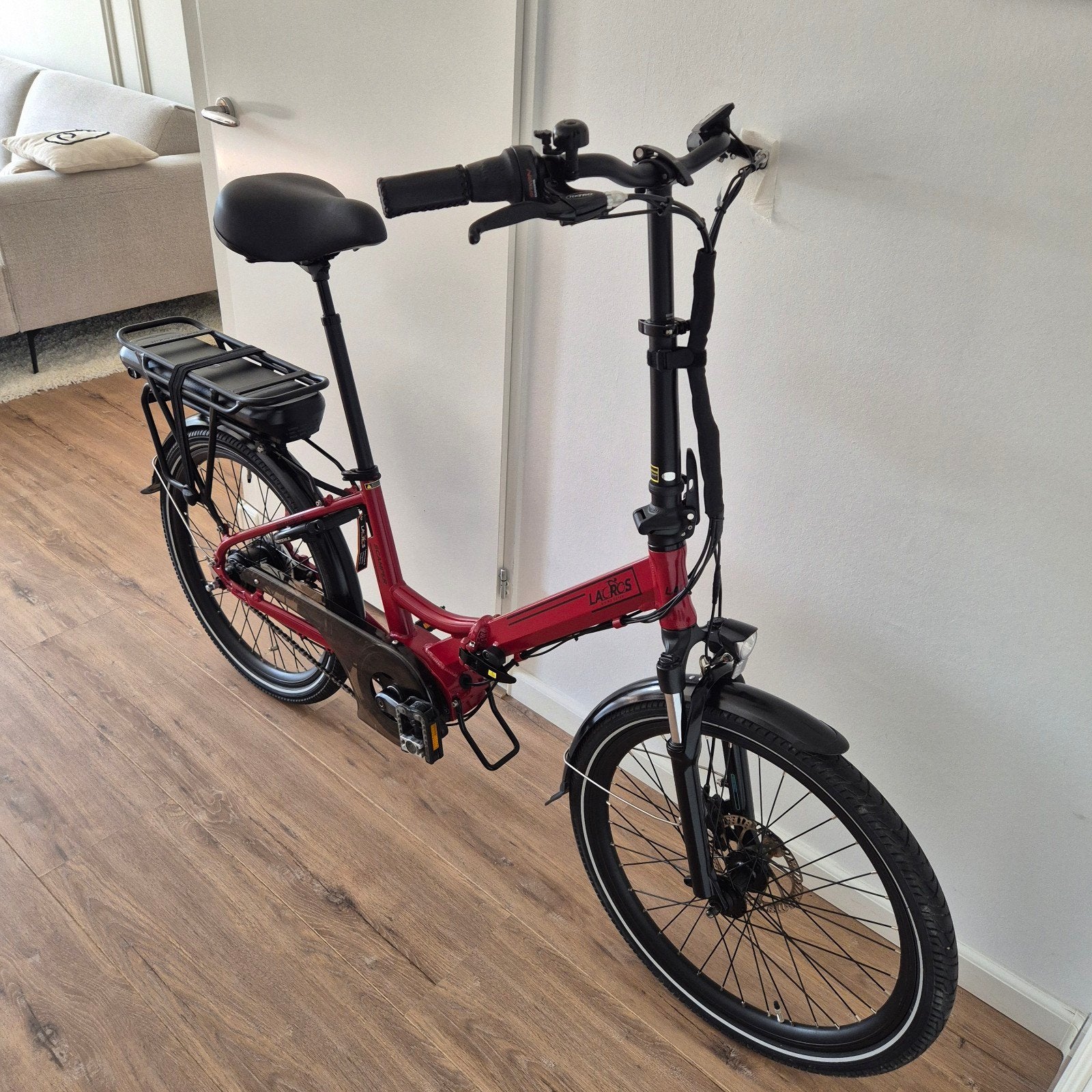 Foto 5 van 2x Z.G.A.N Lacros S600XL elektrische vouwfietsen(Middenmotor