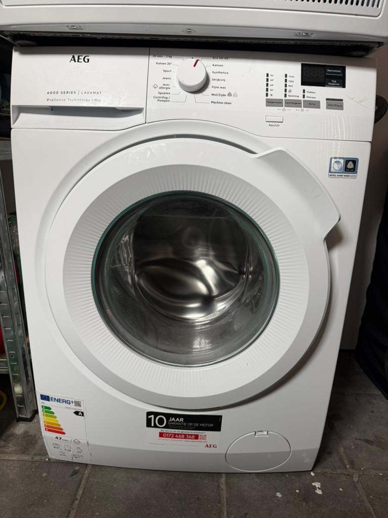 AEG Wasmachine 6000 Series Lavamat en Droger 7000 Series, Witgoed en Apparatuur, Wasmachines, Ophalen, 1200 tot 1600 toeren, 8 tot 10 kg