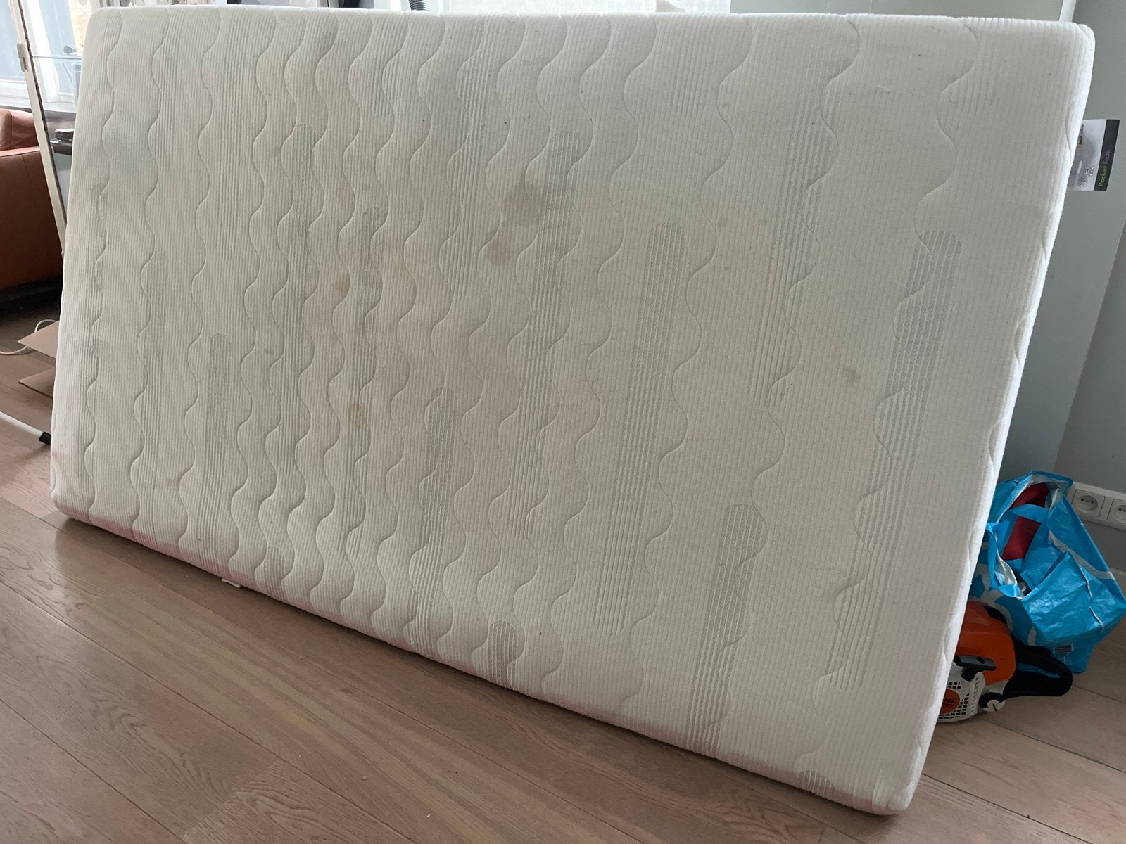 Gratis matras 120x200, Huis en Inrichting, Slaapkamer | Matrassen en Bedbodems, Ophalen, Gebruikt, Twijfelaar, 200 cm