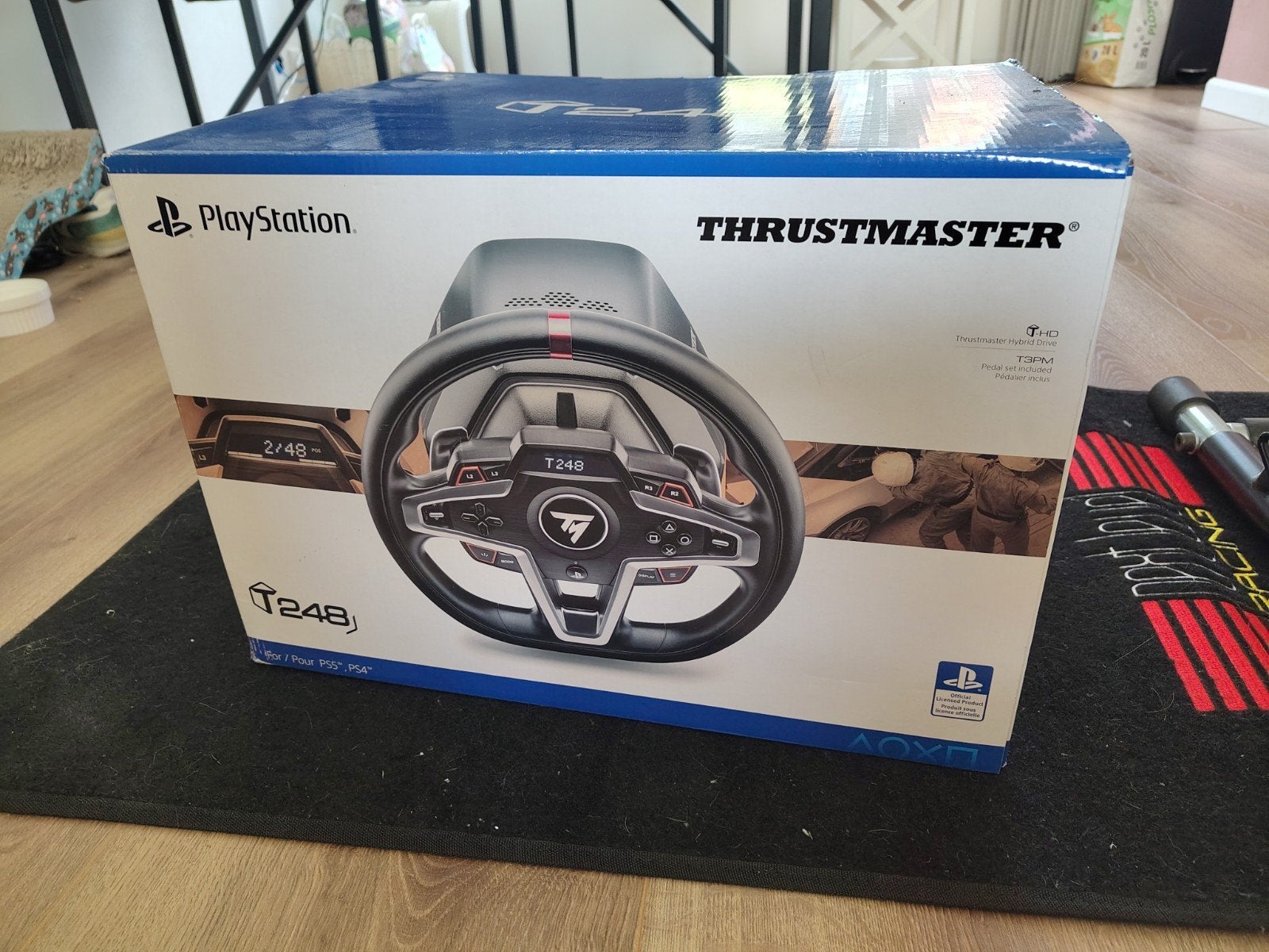 Thrustmaster T248 complete simrace set inclusief wheelstand, Spelcomputers en Games, Ophalen, Zo goed als nieuw