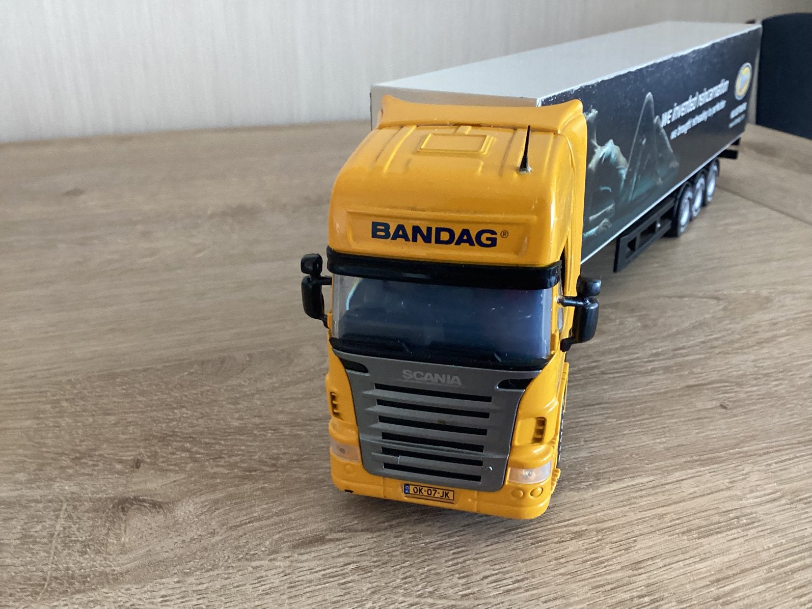 Zgan Scania topliner Spiegels antenne Oplegger Bandag, Ophalen of Verzenden, Zo goed als nieuw, Bus of Vrachtwagen, Tekno