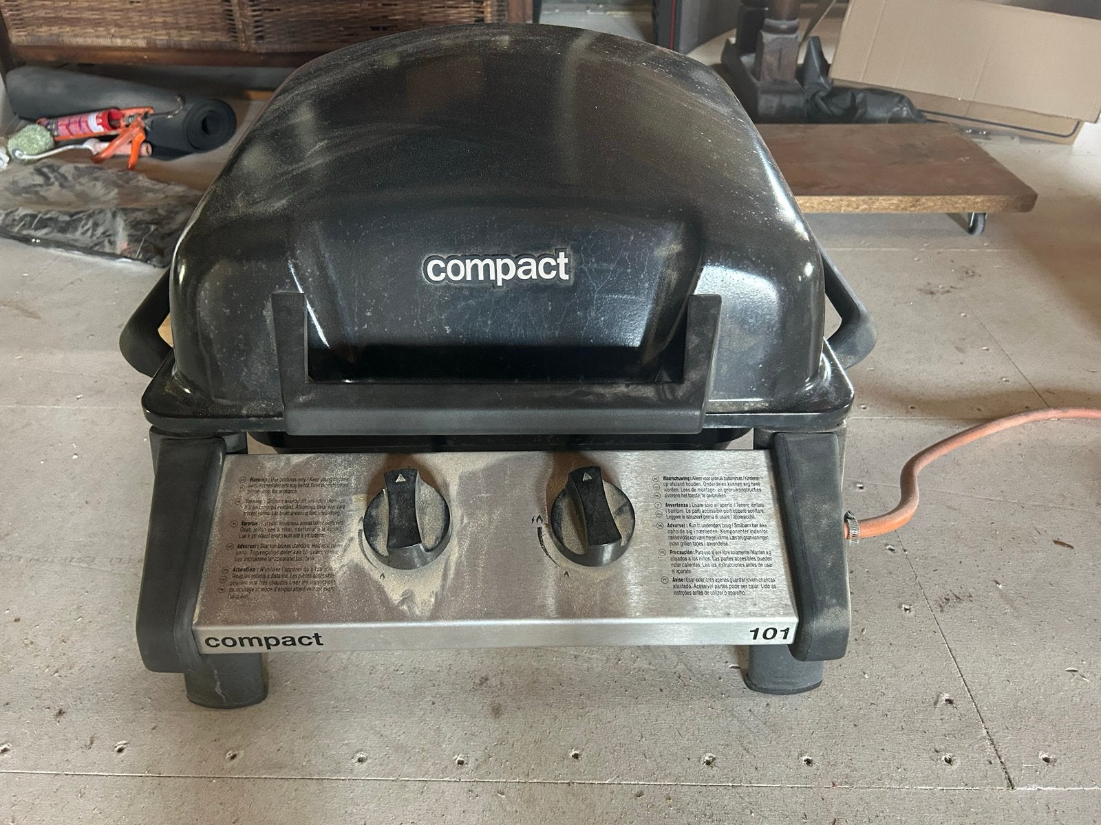 Compacte gasbarbecue - Ideaal voor camping of balkon, Ophalen of Verzenden, Gebruikt