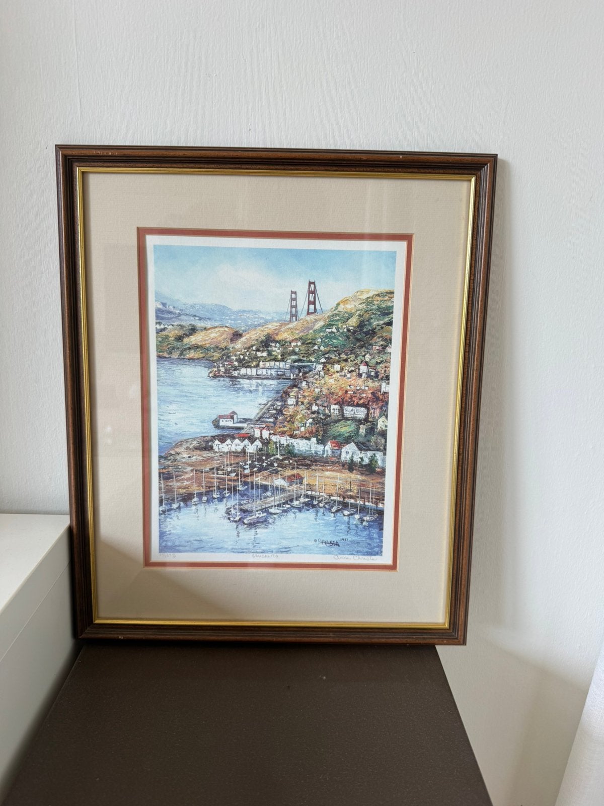 Print San Francisco Sausalito Anna Crasta, Verzenden
