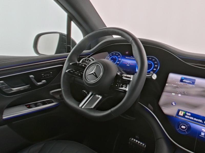 Mercedes-Benz EQE SUV 350 4Matic AMG Line 91 kWh Hyperscreen, Auto's, Mercedes-Benz, Automaat, Zwart, Leder, 570 min