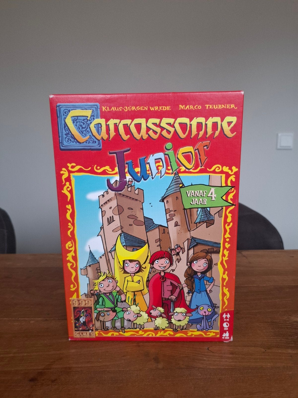 Carcassonne Junior bordspel - Zo goed als nieuw, Drie of vier spelers, Ophalen of Verzenden, Zo goed als nieuw, 999 Games