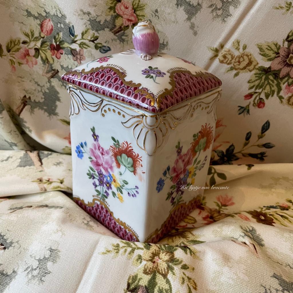 Engels brocante Tea Caddy Moyses Stevens, Ophalen of Verzenden