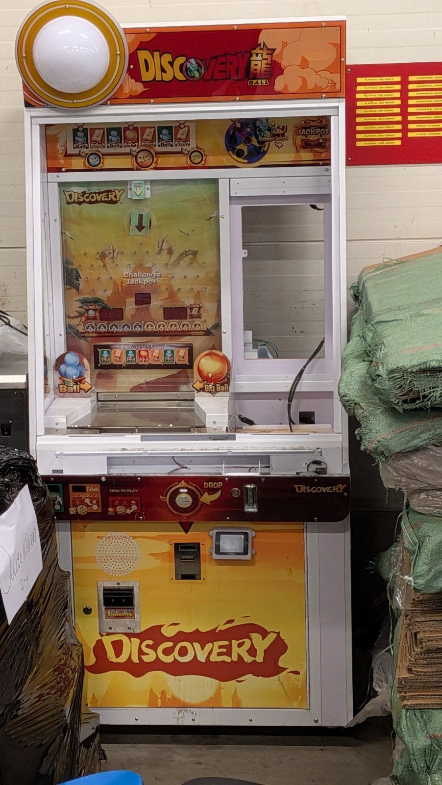 Discovery Ball Arcade Kast – Ticket Redemption Machine, Verzamelen, Ophalen, Gebruikt, A, A