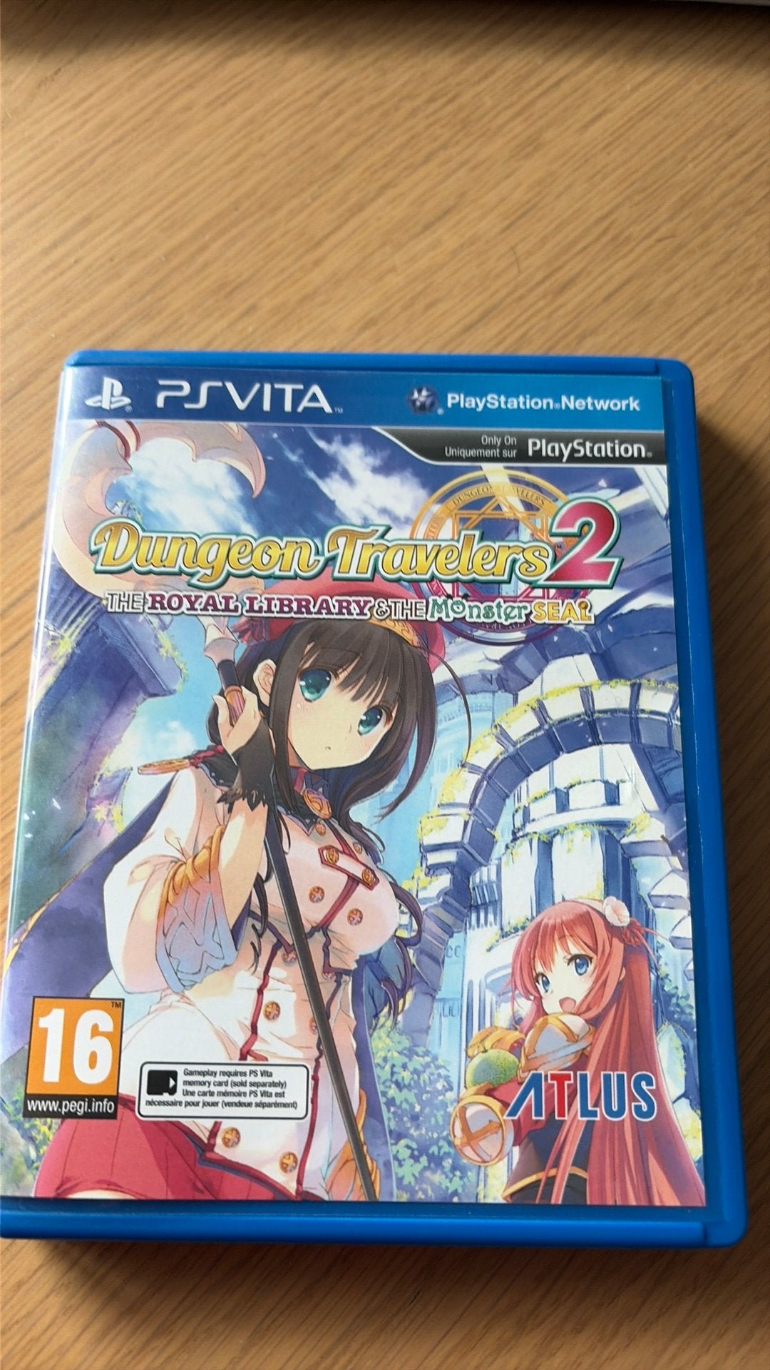 PS Vita game Dungeon Travelers 2 (zie foto), 1 speler, Ophalen of Verzenden, Zo goed als nieuw, Role Playing Game (Rpg)