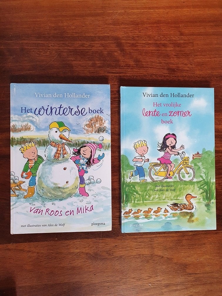 HET  VROLIJKE  LENTE  EN  ZOMER – en  WINTERSE BOEK , Ophalen of Verzenden, Zo goed als nieuw, Fictie algemeen