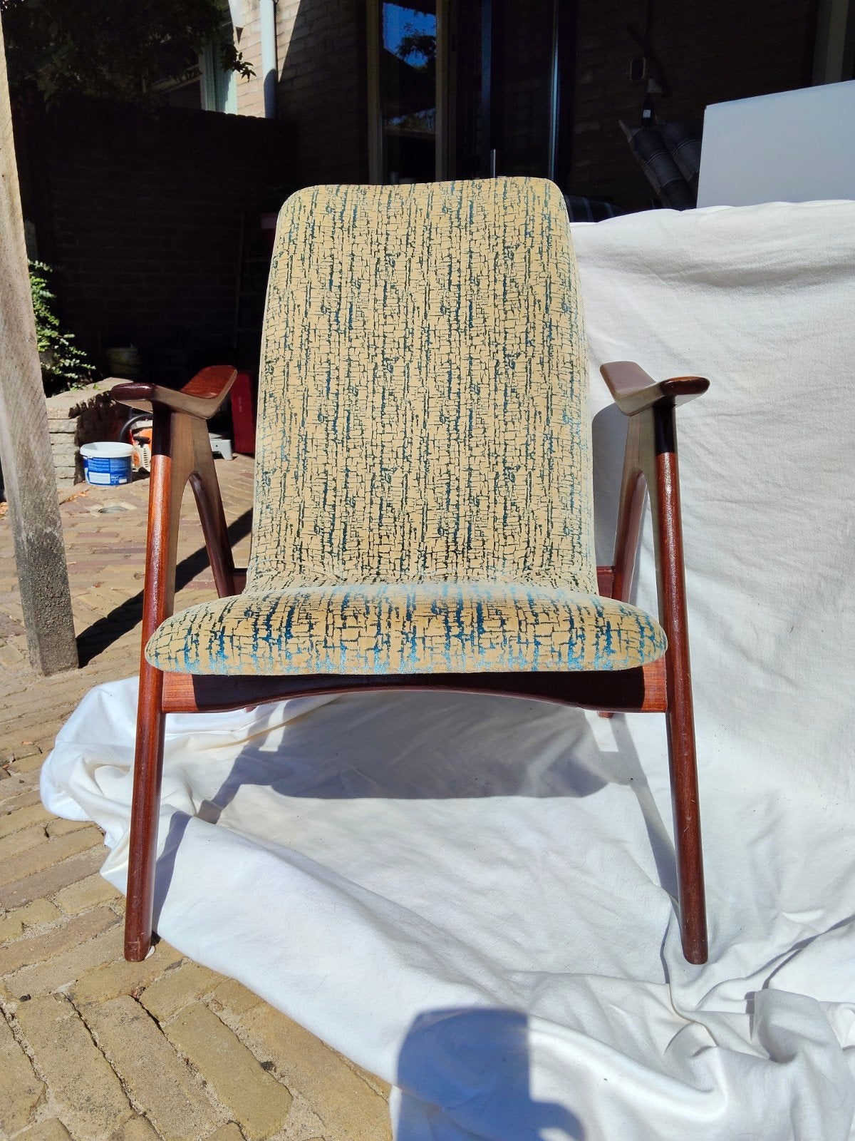 2 stoelen Louis van Teeffelen, Ophalen, Vintage jaren 60/70, Gebruikt, Twee