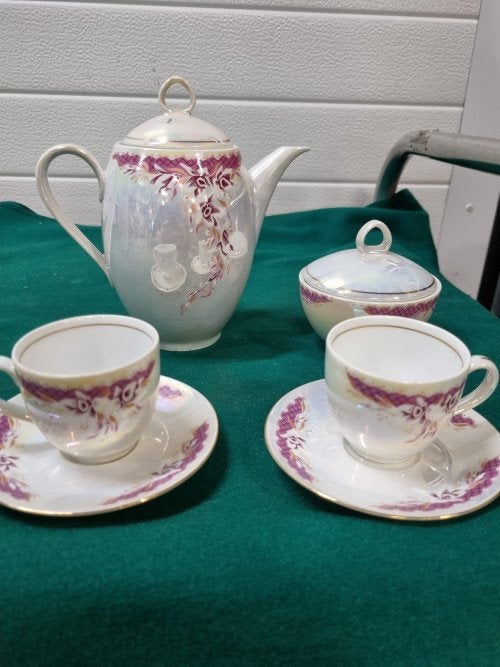 theeservies 3-PC COLDITZ porselein, Ophalen of Verzenden, 'T Olde Gre-j, Info@toldegrej.nl, Endepoelstraat 20f Didam