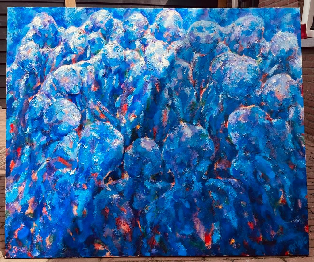 Schilderij 1 meter hoog 120 breed, Ophalen of Verzenden
