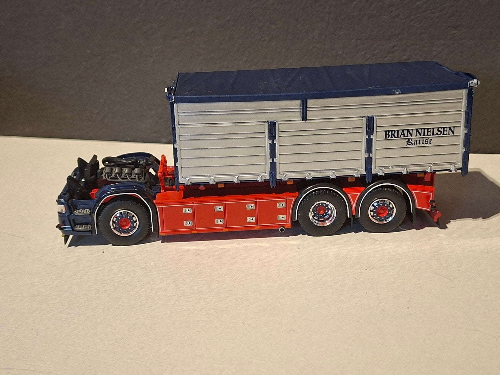 Tekno Scania B Nielsen, Ophalen of Verzenden, Zo goed als nieuw, Bus of Vrachtwagen, Tekno