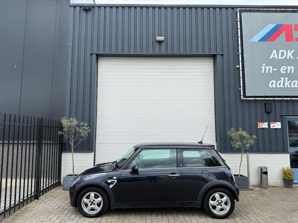Mini Mini 1.6 One Salt NIEUWE APK/AIRCO/LEUKE AUTO, Voorwielaandrijving, Gebruikt, Zwart, 4 cilinders