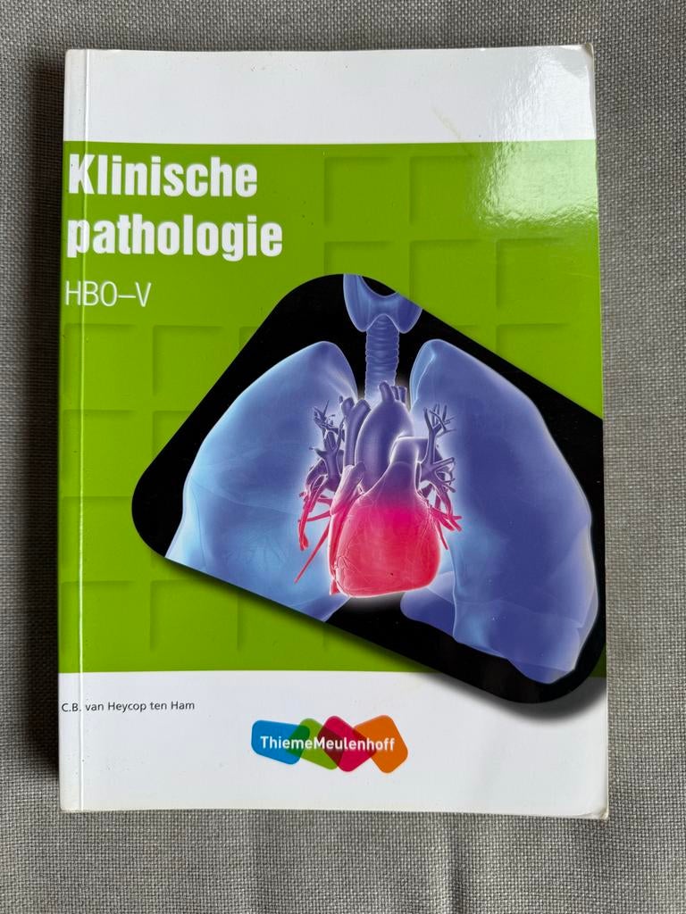 Klinische Pathologie HBO-V - Thiememeulenhoff, Boeken, Ophalen of Verzenden, Beta, Zo goed als nieuw, HBO