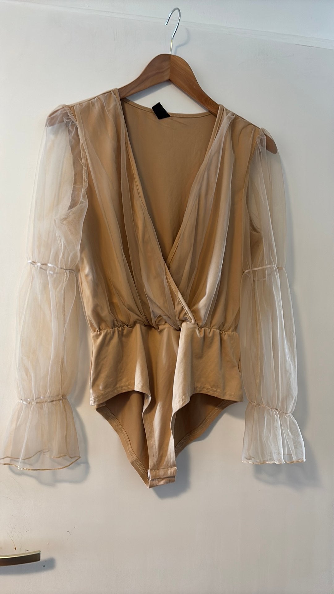 Bodysuit, Ophalen of Verzenden, Nieuw, Maat 42/44 (L), Beige