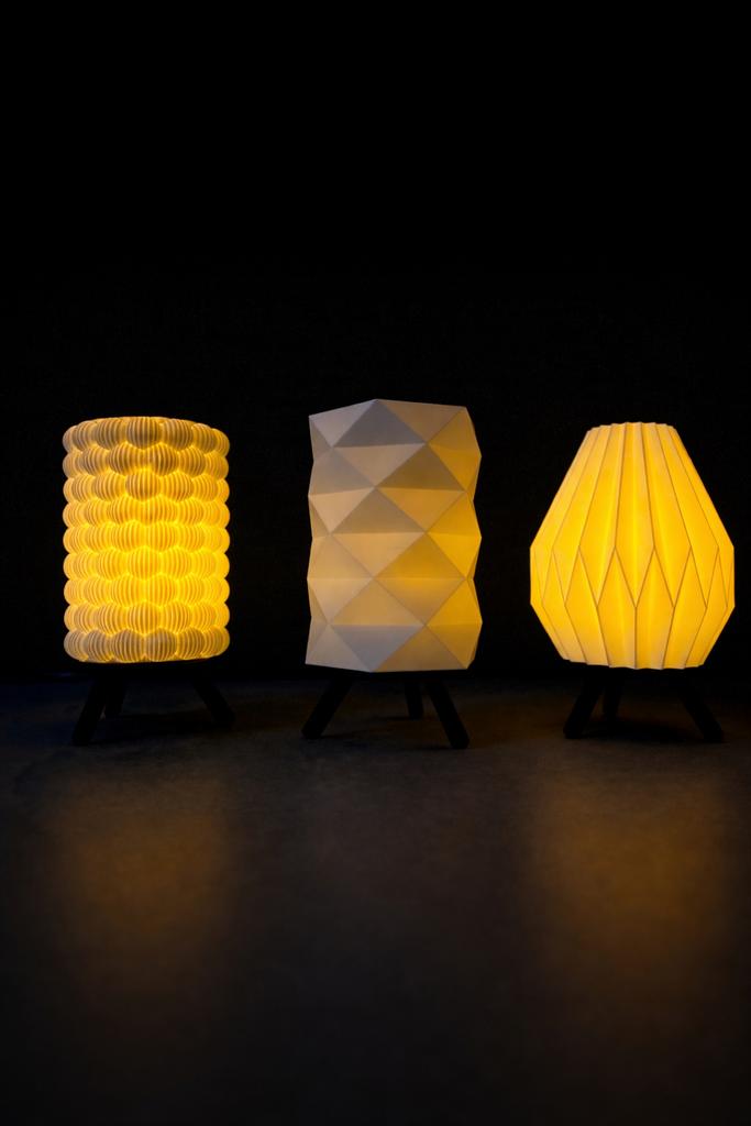 Set 3 design theelichtjes incl LED – sfeerverlichting, Ophalen of Verzenden, Nieuw, Modern