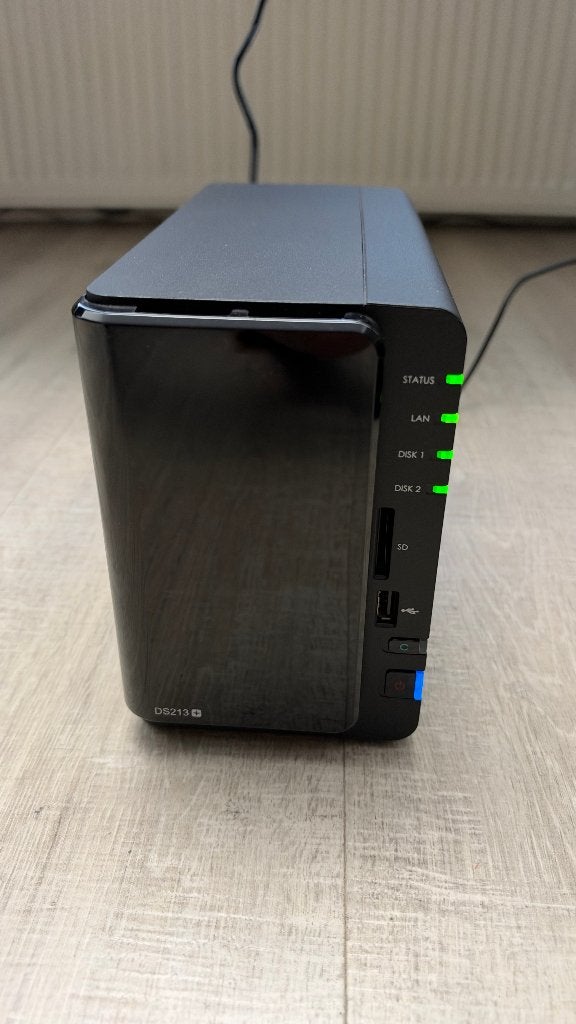 Te koop: Synology DS213+ NAS in goede staat!, Ophalen of Verzenden, Zo goed als nieuw