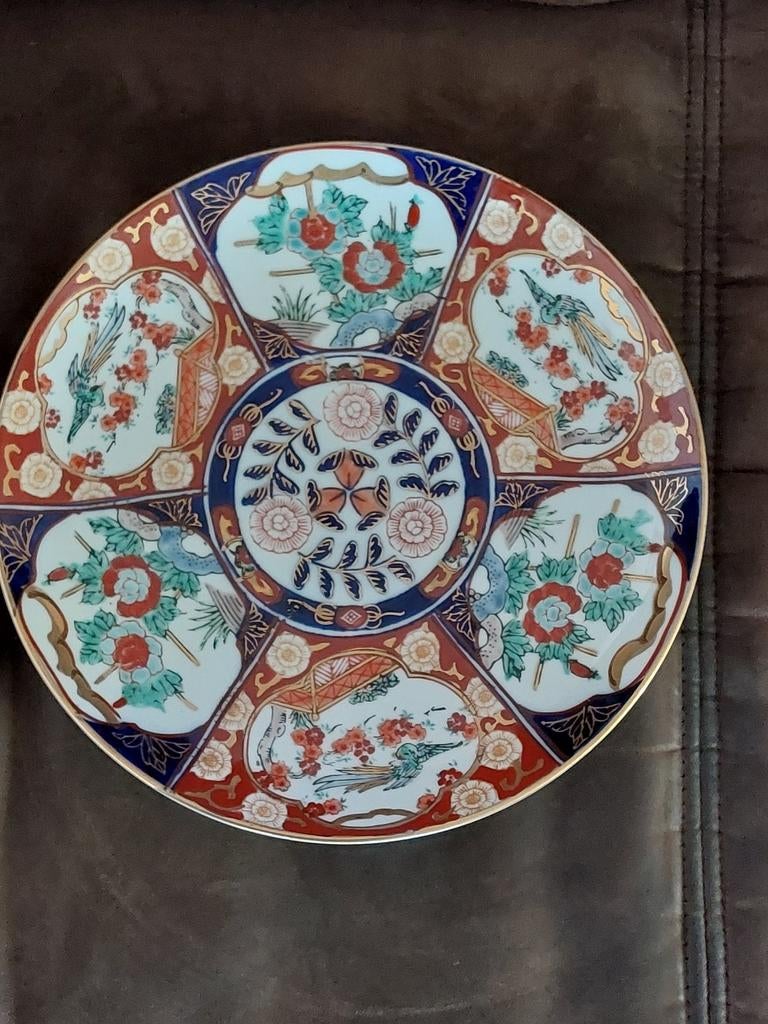Gold Imari schotel, Ophalen of Verzenden