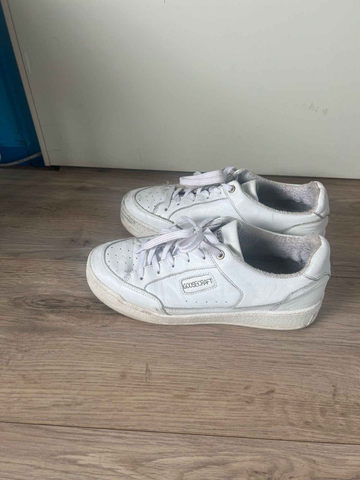 Goosecraft Witte Sneakers - Maat 38, Wit, Ophalen of Verzenden, Sneakers of Gympen, Zo goed als nieuw