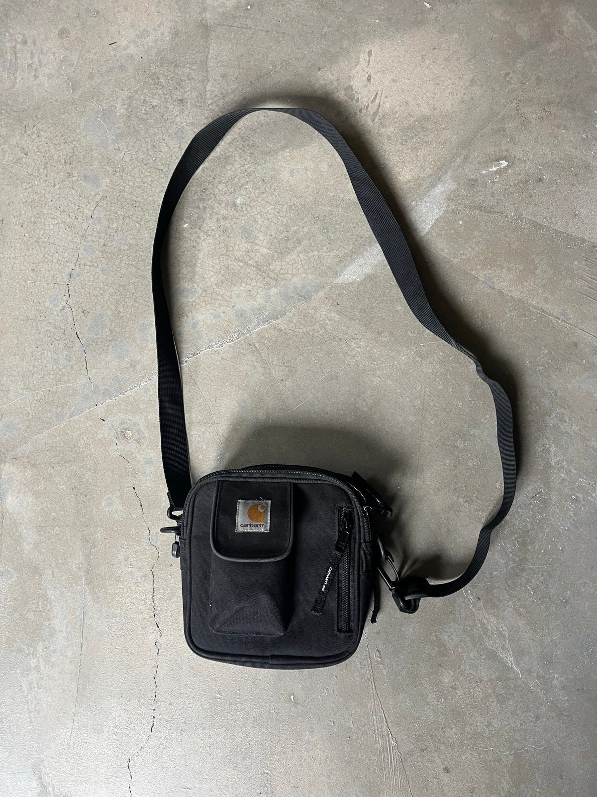 Carhartt WIP Essentials Bag Small - Zwart, Ophalen of Verzenden, Zo goed als nieuw, Zwart, Overige merken