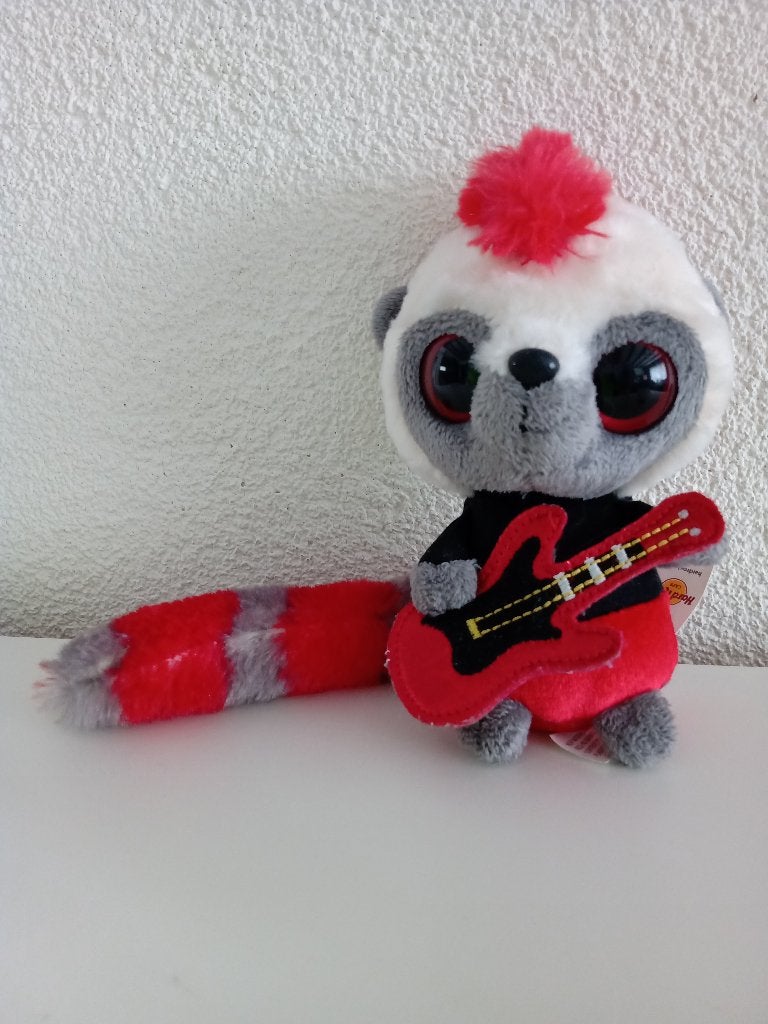 Een RINGSTAARTMAKI KNUFFEL uit HARD ROCK CAFE in ROME, Ophalen of Verzenden, Gebruikt, Pop, Beeldje of Miniatuur