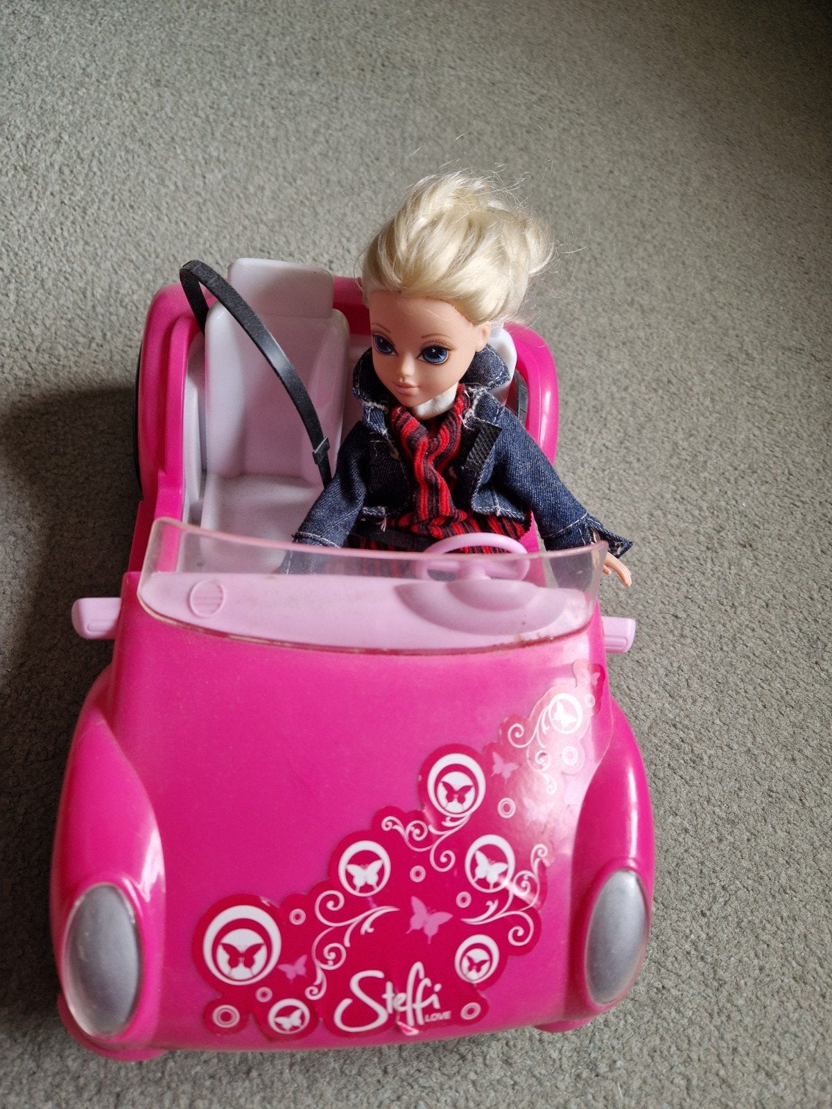 Steffi auto met pop, Ophalen of Verzenden, Zo goed als nieuw, Overige typen