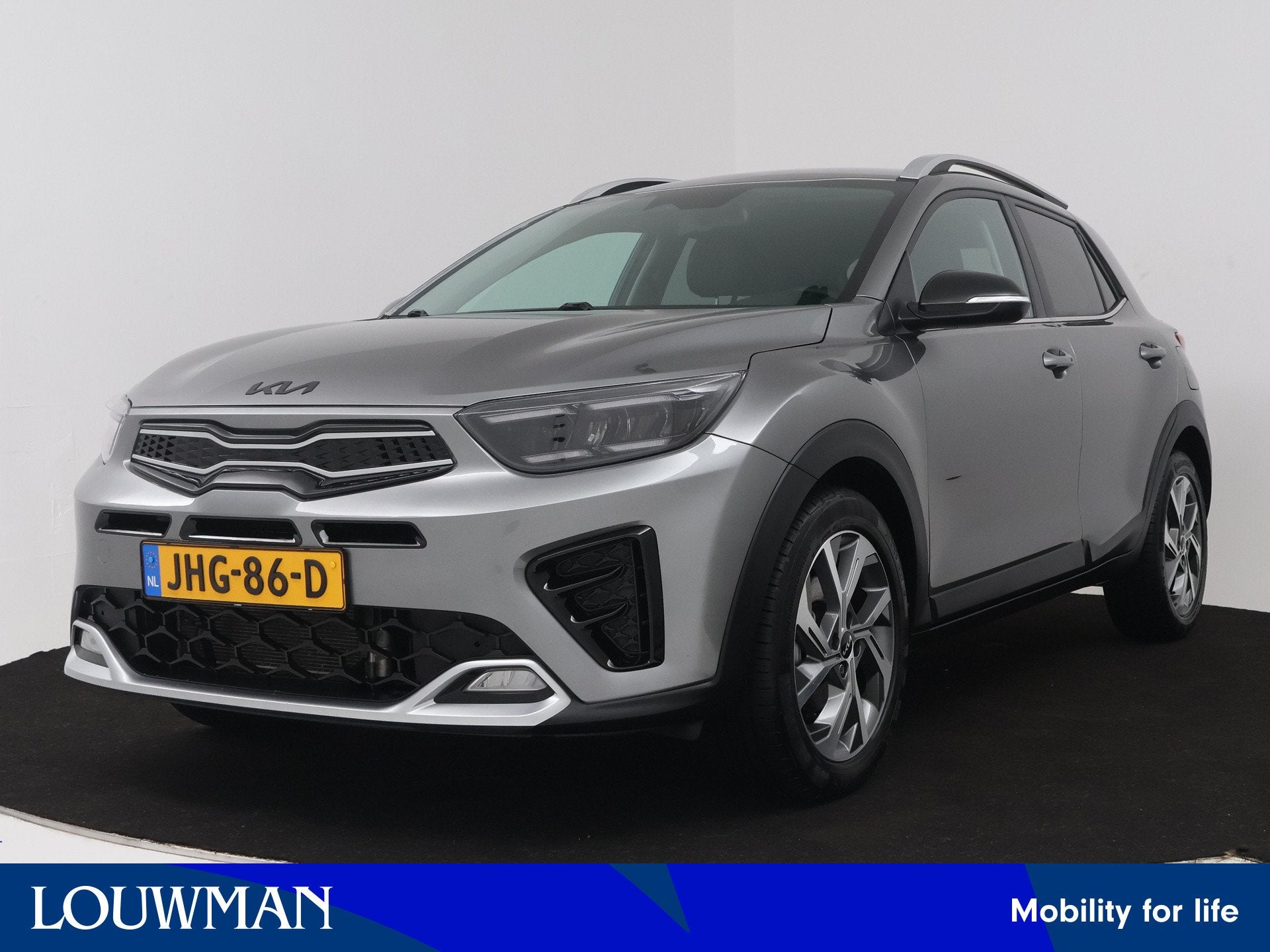 Kia Stonic 1.0 T-GDi MHEV GT-Line | 10 Jaar Garantie | Autom, Auto's, Kia, Leder en Stof, Automatische klimaatregeling, Origineel Nederlands