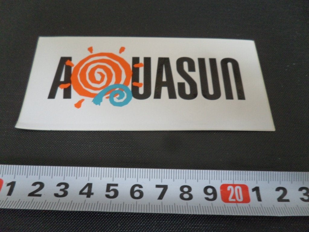sticker AQUASUN, Ophalen of Verzenden, Zo goed als nieuw