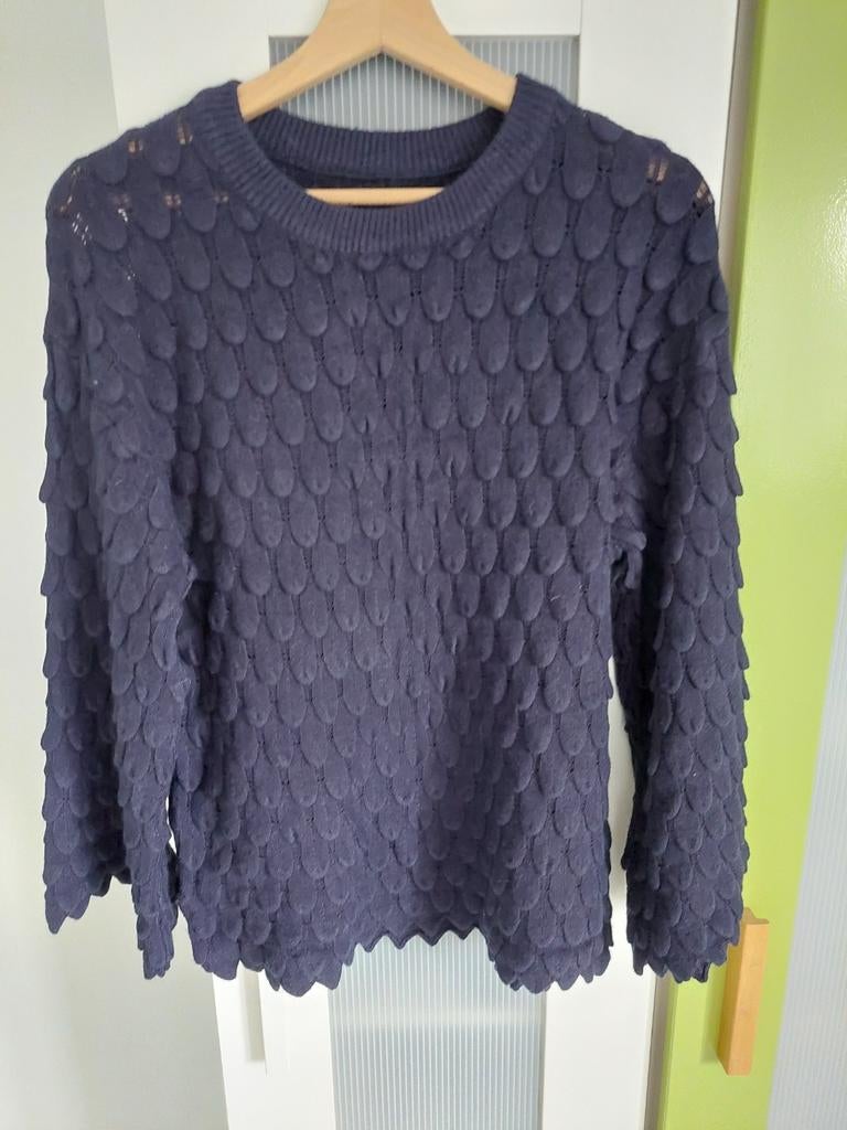 Donkerblauwe trui maat 38, Ophalen of Verzenden, Nieuw, Maat 38/40 (M), Blauw