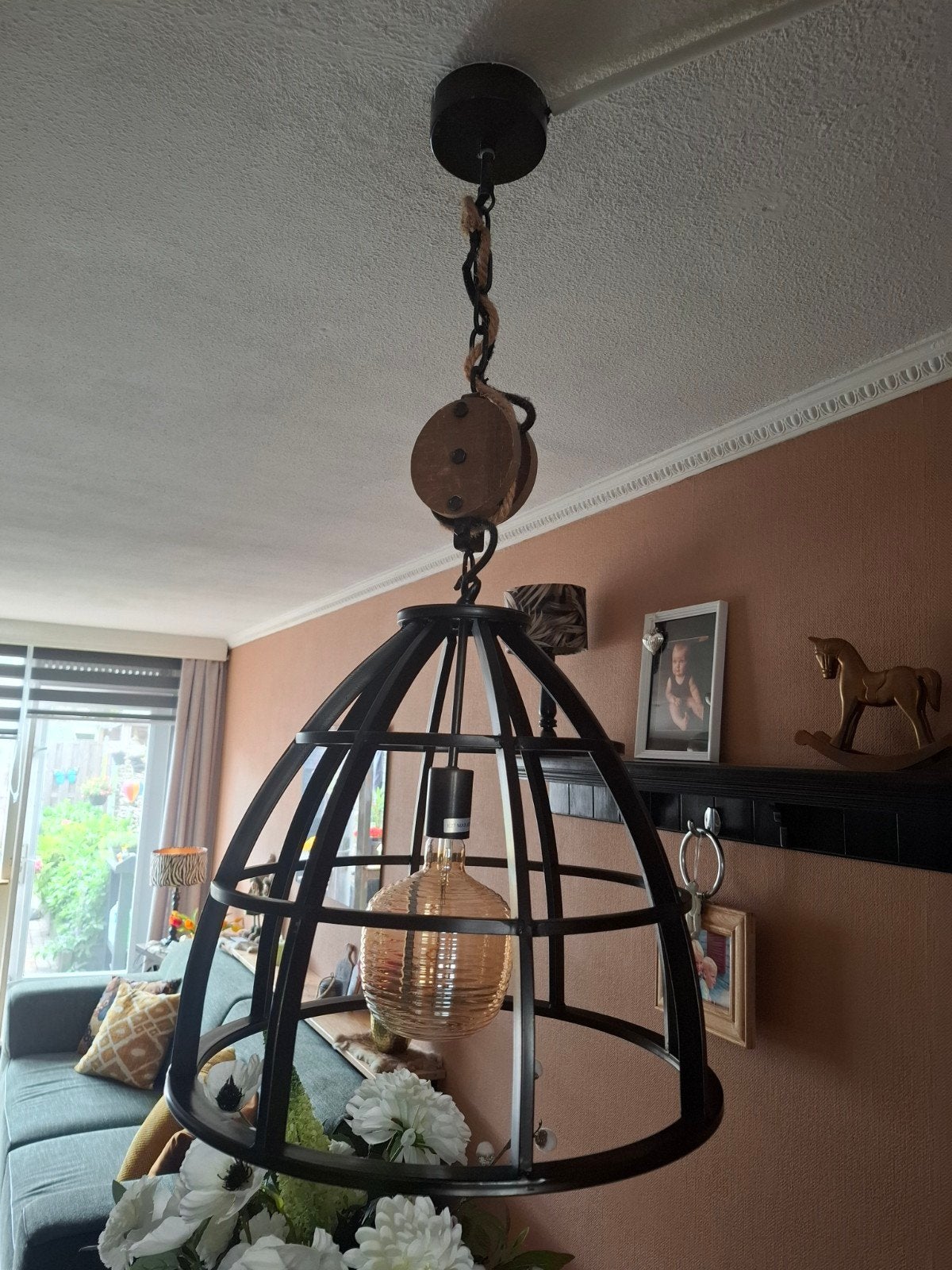 lamp, Huis en Inrichting, Ophalen of Verzenden, Zo goed als nieuw, Metaal