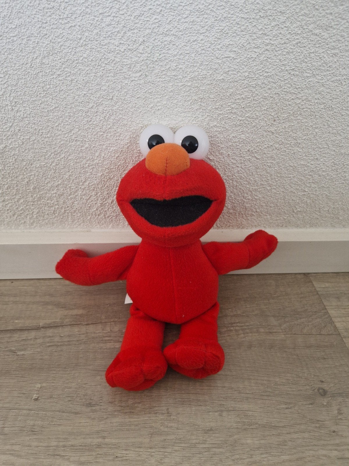 Knuffel plush pluche elmo rood Sesamstraat, Ophalen of Verzenden, Zo goed als nieuw, Overige typen