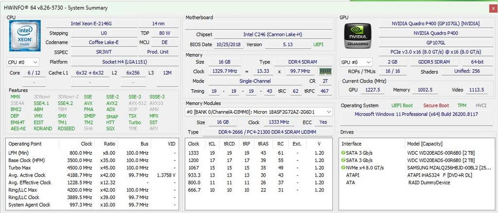 Workstation Intel Xeon E-2146G, 16GB RAM, 4TB, Computers en Software, Desktop Pc's, Ophalen, Intel Xeon E-2146G, Onbekend, Virtual Reality