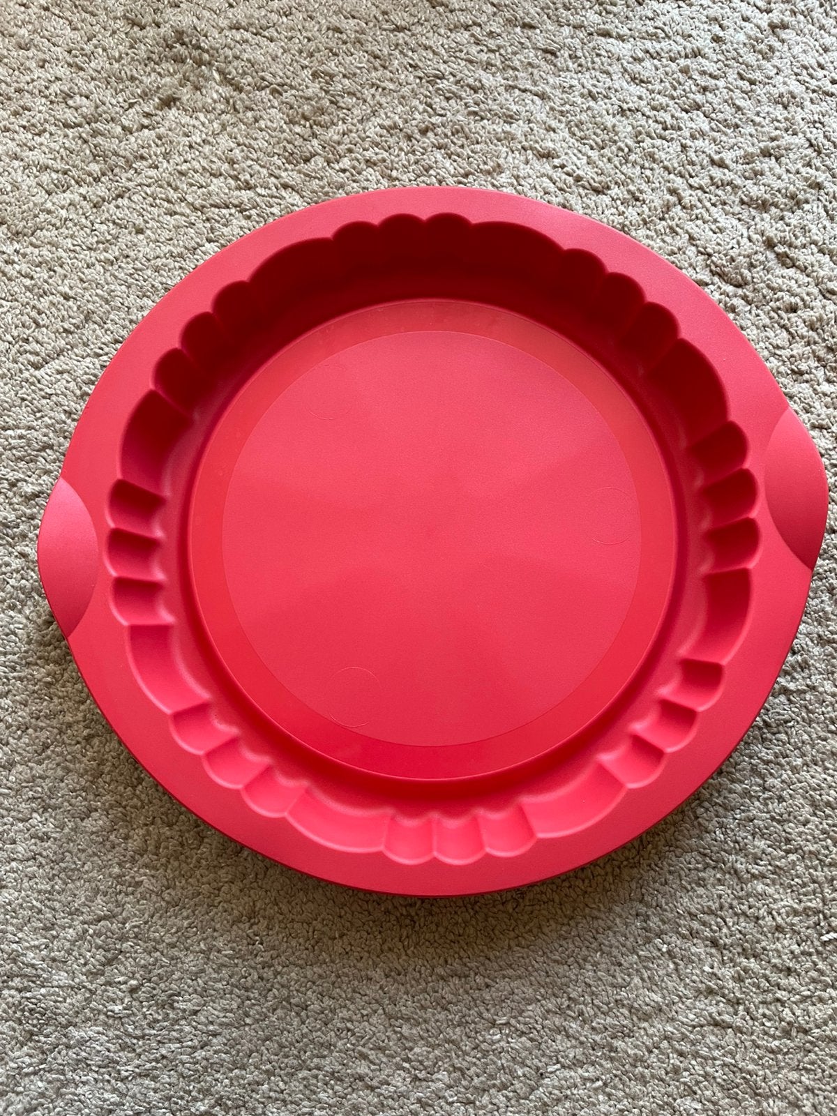 Tupperware Taart / Vlaai Bakvorm., Verzenden, Zo goed als nieuw, Rood, Overige typen