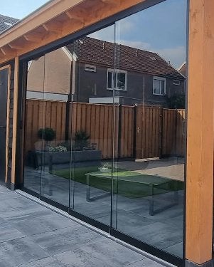glasschuifwand, Ophalen, 225 cm of meer, Overige typen, Nieuw