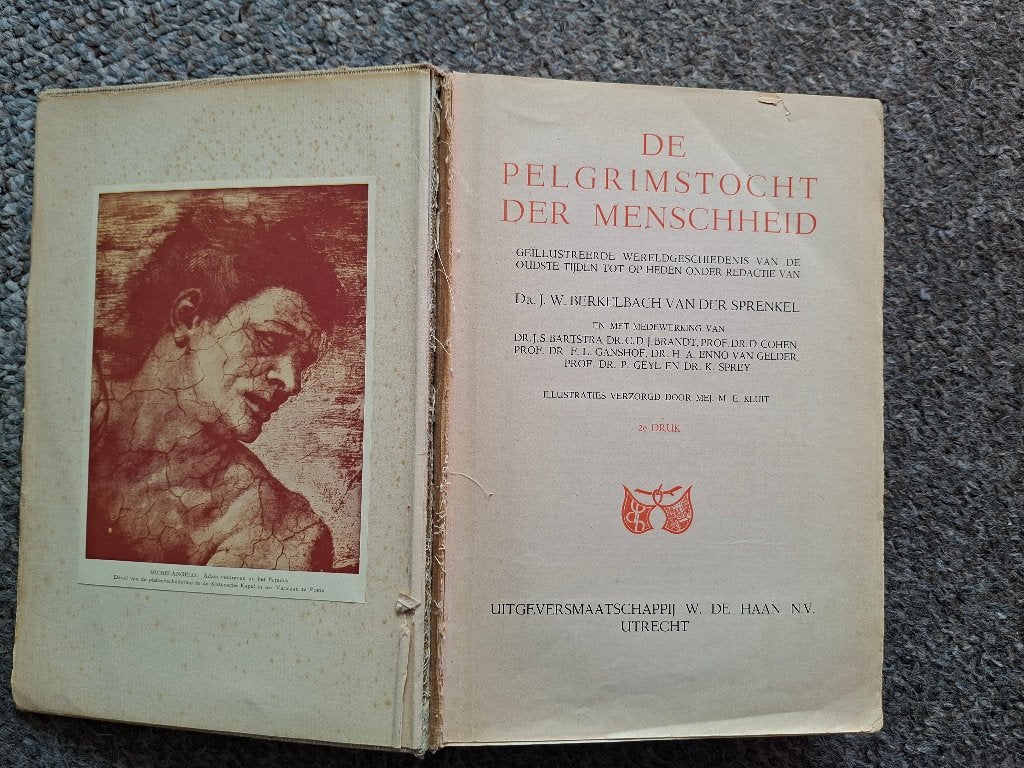 De Pelgrimstocht der Mensheid -  Wereldgeschiedenis, Verzenden, Europa, Dr. J.W. Bijnk van der Sprengel, 20e eeuw of later