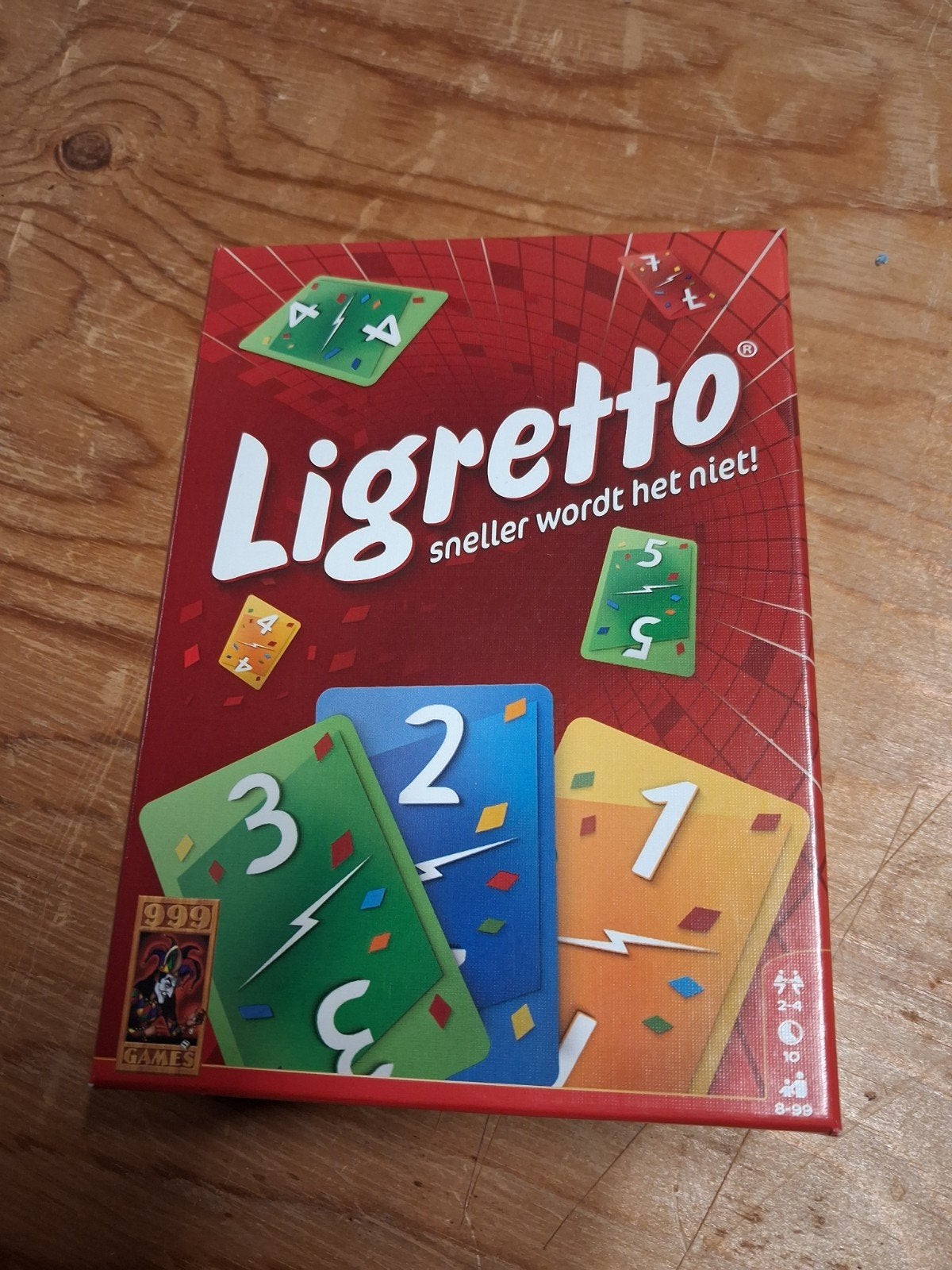 Ligretto Kaartspel - Snel en Spannend Kaartplezier, Drie of vier spelers, Ophalen of Verzenden, Gebruikt, 999 Games