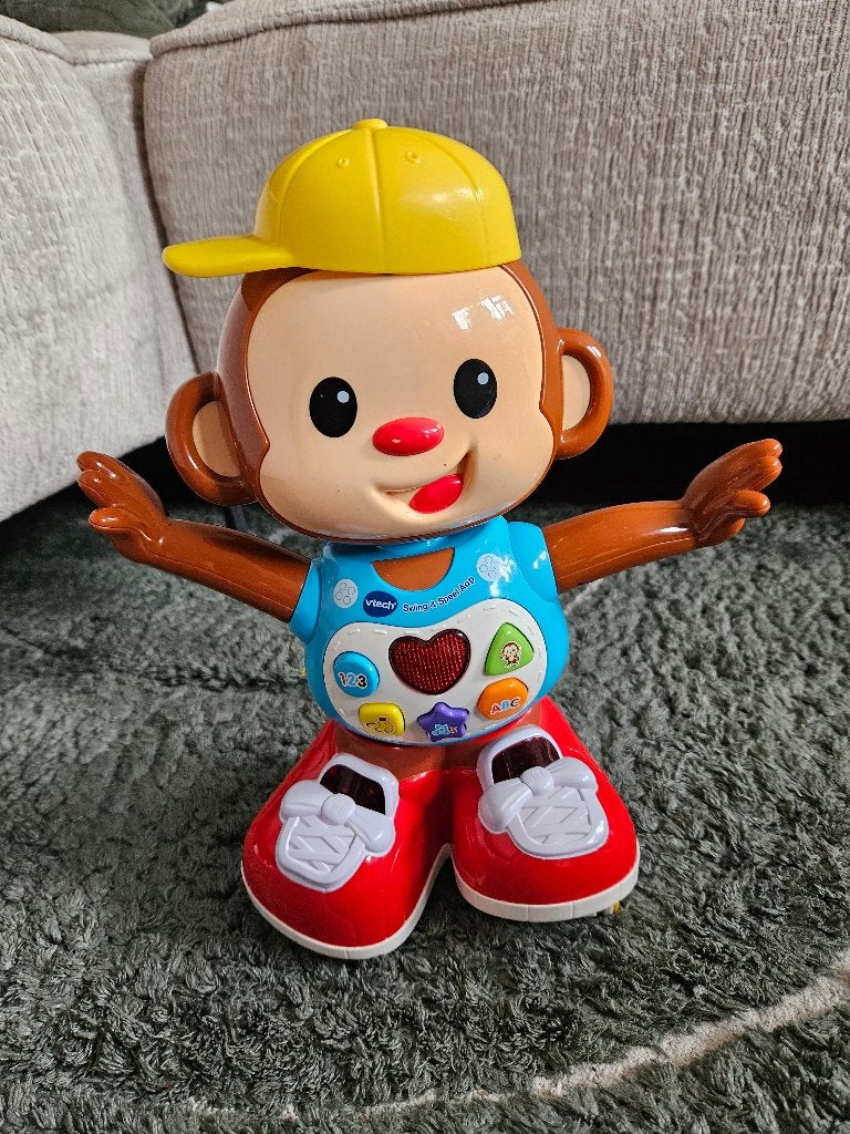 Vtech swing aap, Ophalen, Zo goed als nieuw, 6 maanden tot 2 jaar