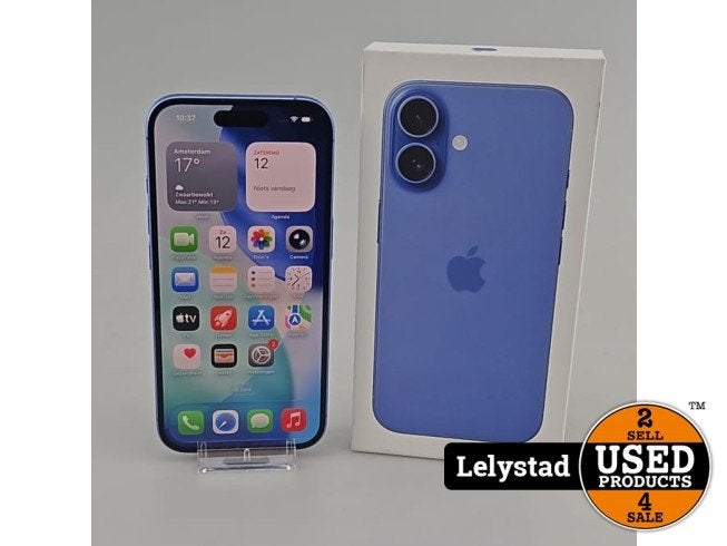 iPhone 16 256GB UltraMarine Bat:94% IOS 26.6.1, Apple, Gebruikt, Support@apple.com, One Apple Park Way
Cupertino, CA 95014
United States