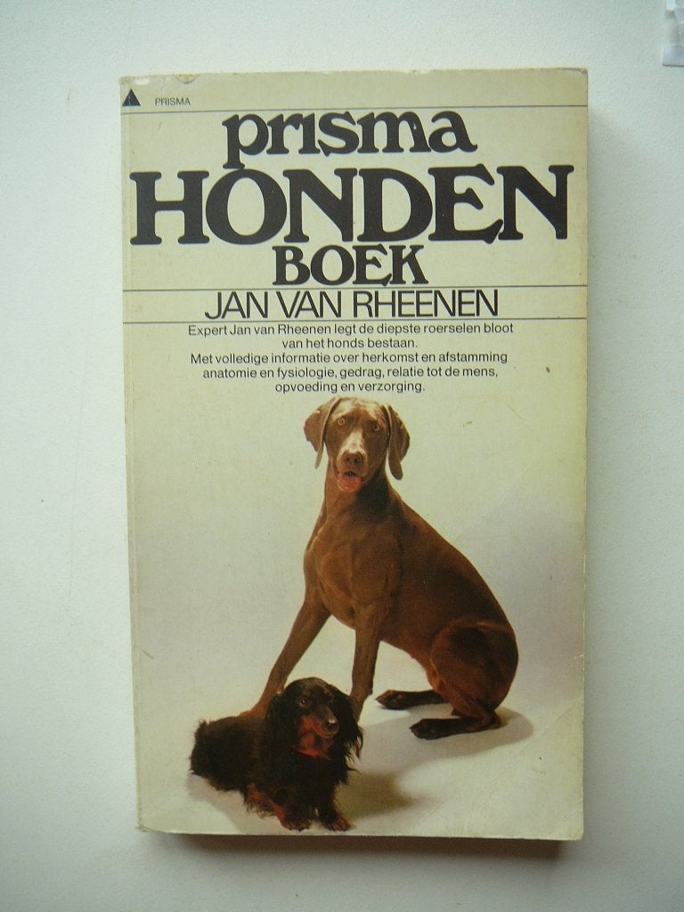 Jan van Rheenen, prisma hondenboek, Ophalen of Verzenden